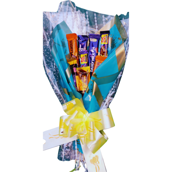 Chocolate bouquet - Send Chocolate Gifts Online front