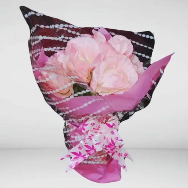 Artificial Pink Rose Bouquet gift